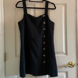 New Look Black Dress w/ Buttons
